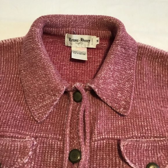 LEWIS Henry Pink Wool Shacket - Picture 7 of 10